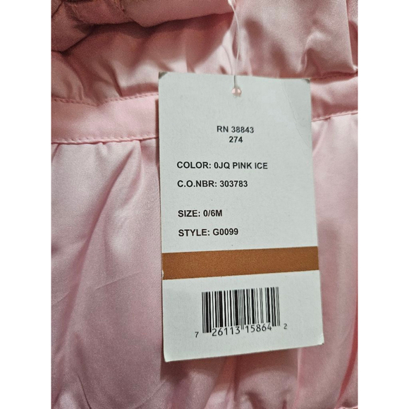 Rothschild Puffer Bunting Snowsuit Size 0-6 Months Pink Ice New - Picture 3 of 11